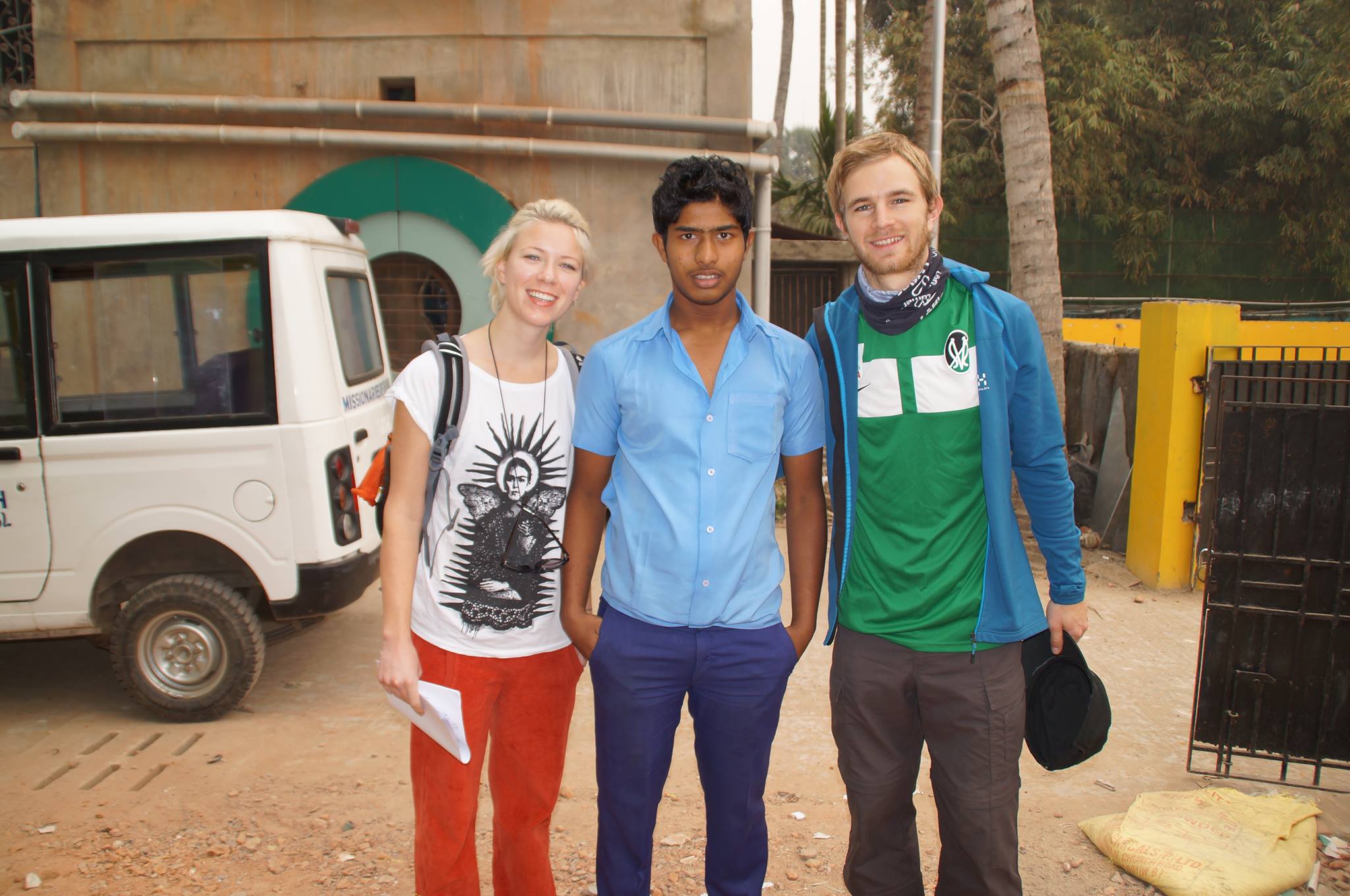 Peter with his adopted godson in India 